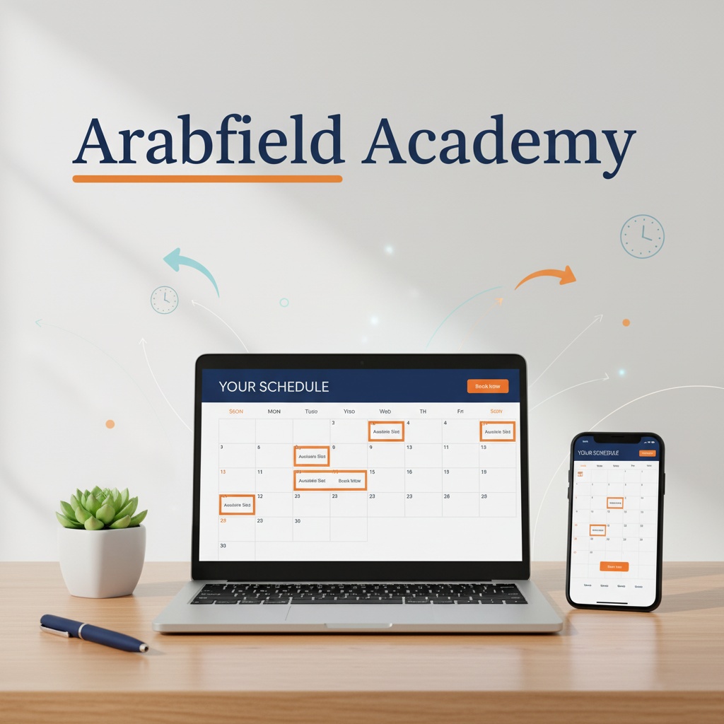 Flexible Arabic lesson scheduling